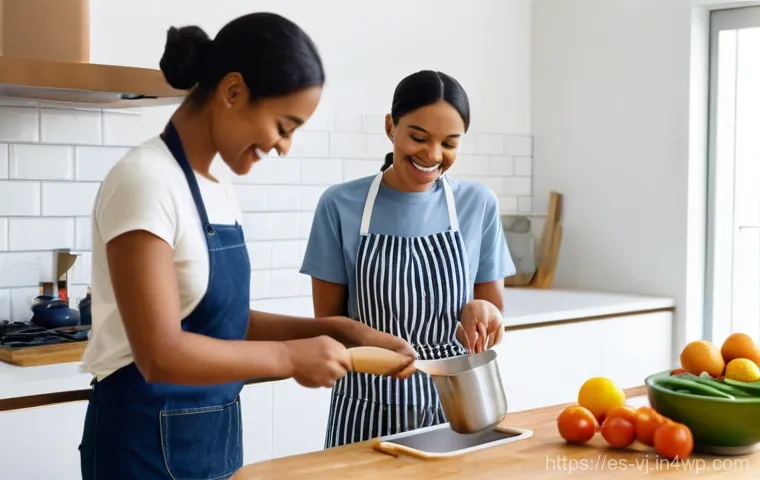 멀티제너레이션 주거의 라이프스타일 변화 - **Prompt:** A heartwarming scene of a multi-generational family happily interacting in a brightly li...