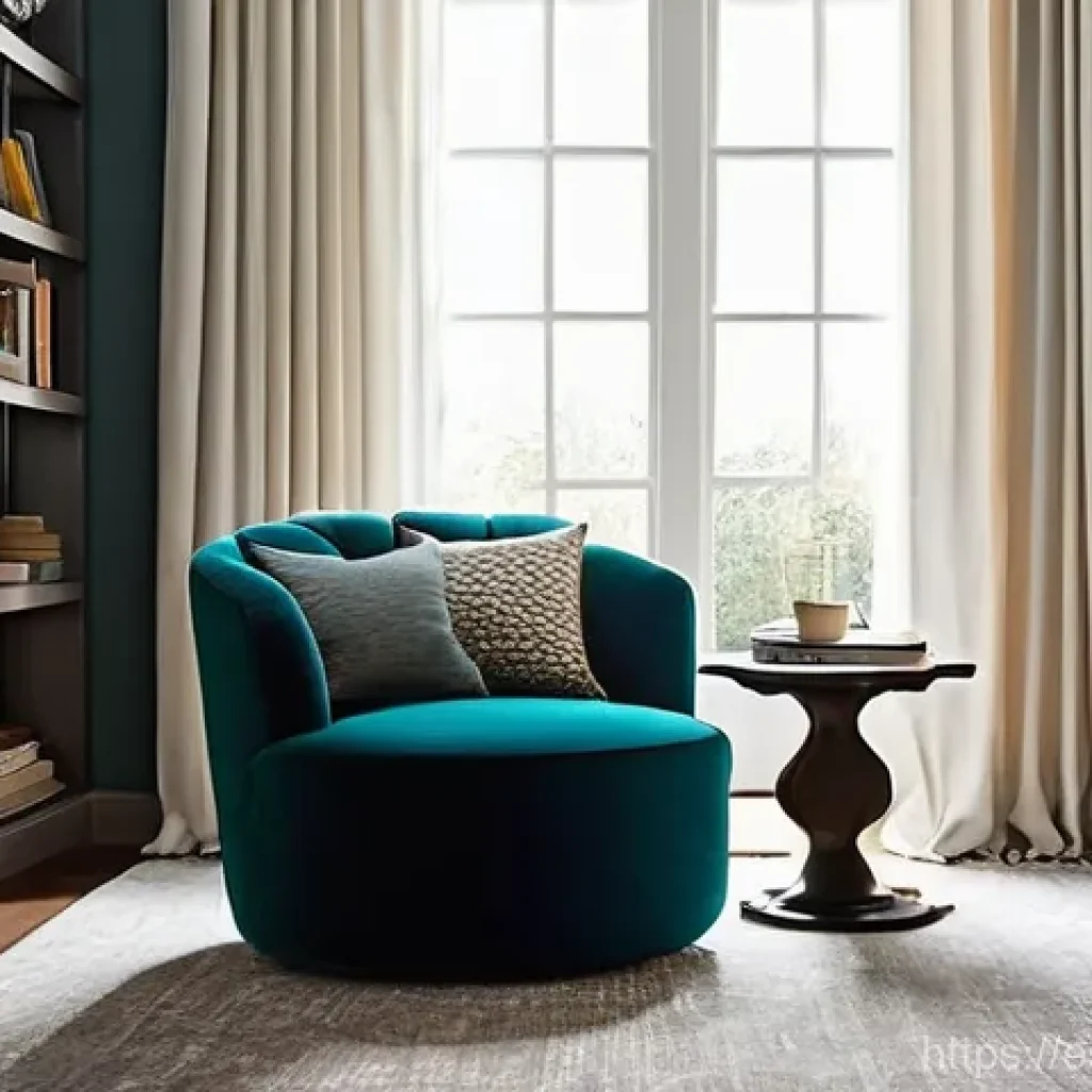 멀티제너레이션 주거 공간의 소음 관리 방법 - **Prompt:** "A serene and inviting reading nook designed as a personal acoustic sanctuary within a m...