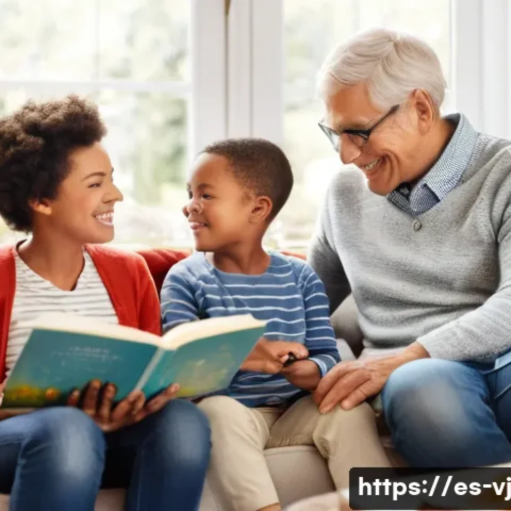 주거 환경의 변화가 멀티제너레이션 주거에 미치는 영향 - **Prompt:** A cozy and brightly lit living room filled with natural light streaming through a large ...