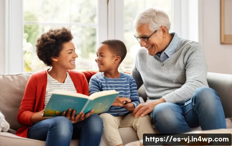 주거 환경의 변화가 멀티제너레이션 주거에 미치는 영향 - **Prompt:** A cozy and brightly lit living room filled with natural light streaming through a large ...